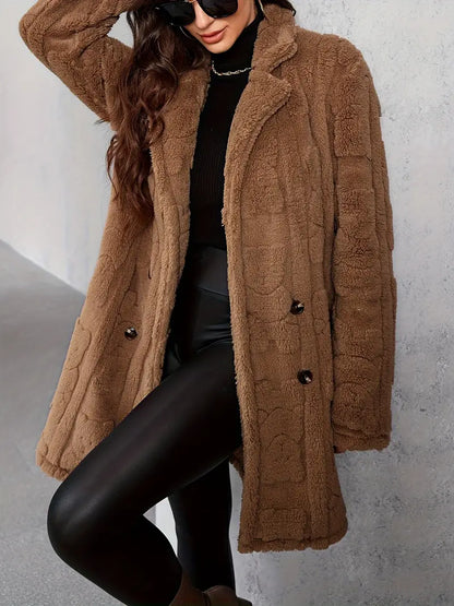 Seraphina I Manteau d'hiver texturé